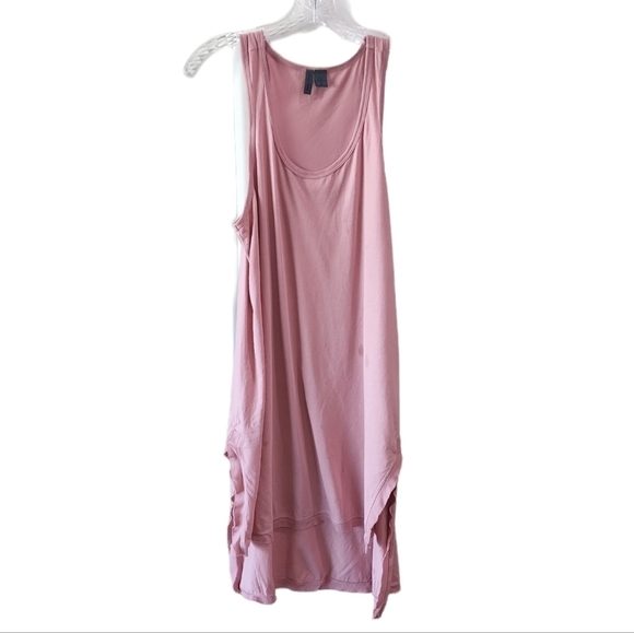 Left of center Anthropologie Mauve Dusty Rose Tank midi Dress - Picture 1 of 3